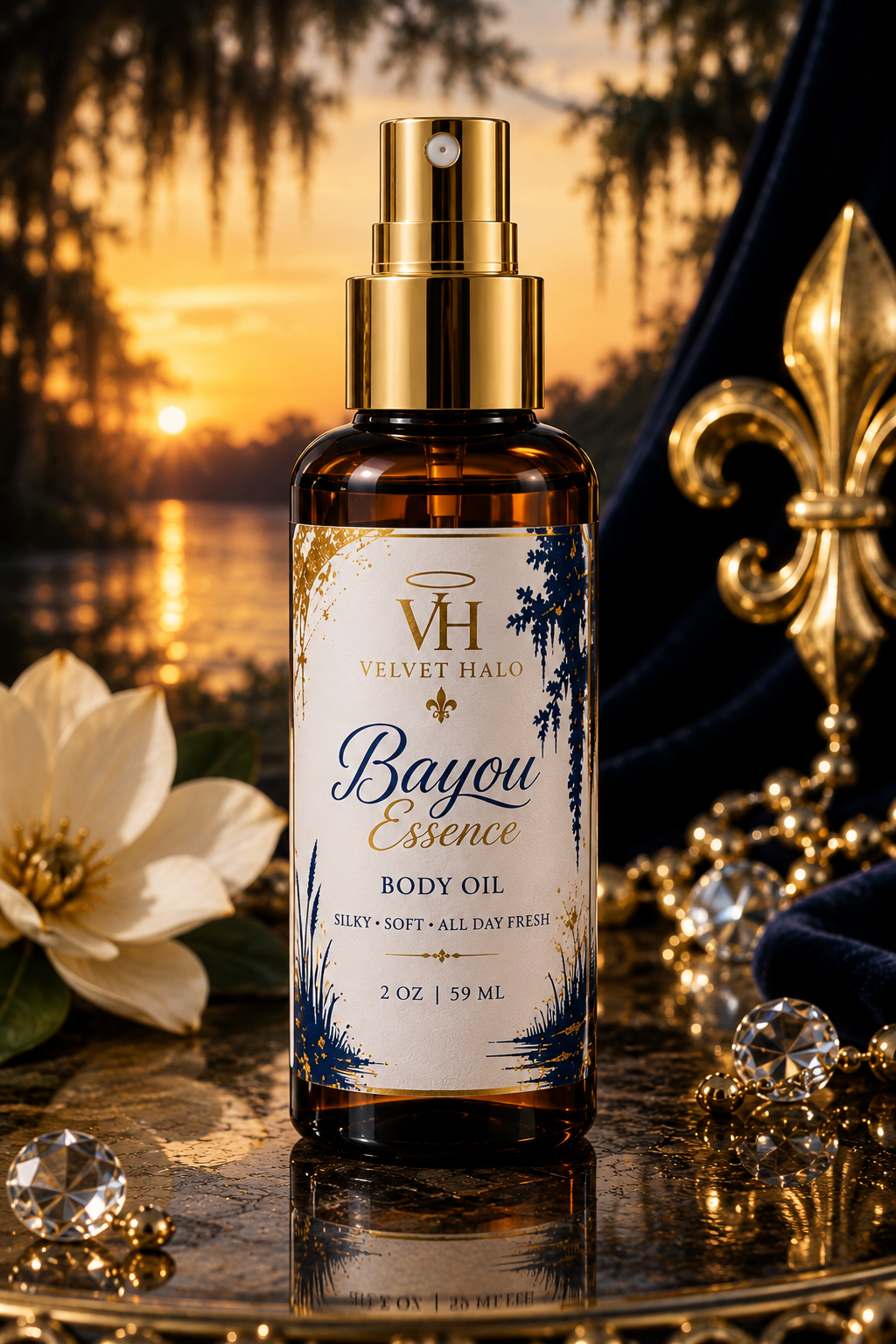 *Bayou Essence -Roll on and 2oz Body Oil