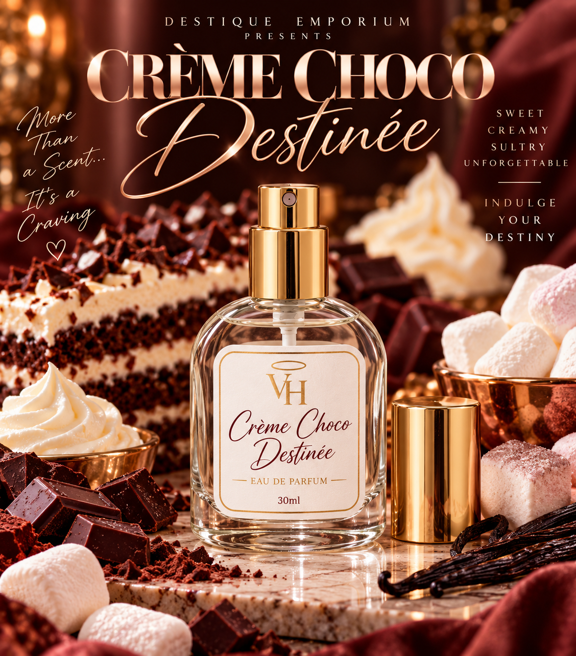 Creme Choco Destinee Velvet Halo EDP