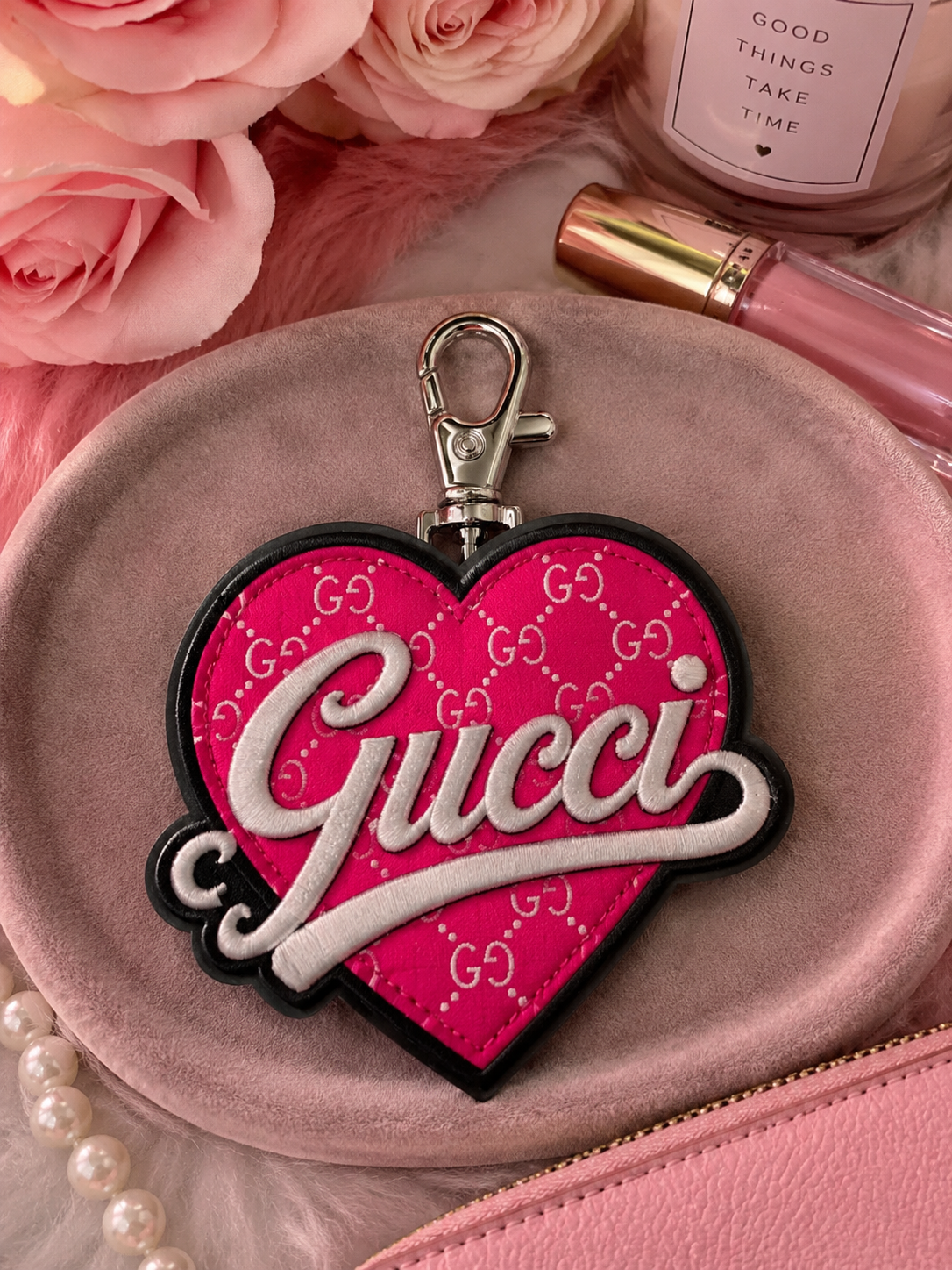 Bag charms-Acrylic/Swoops
