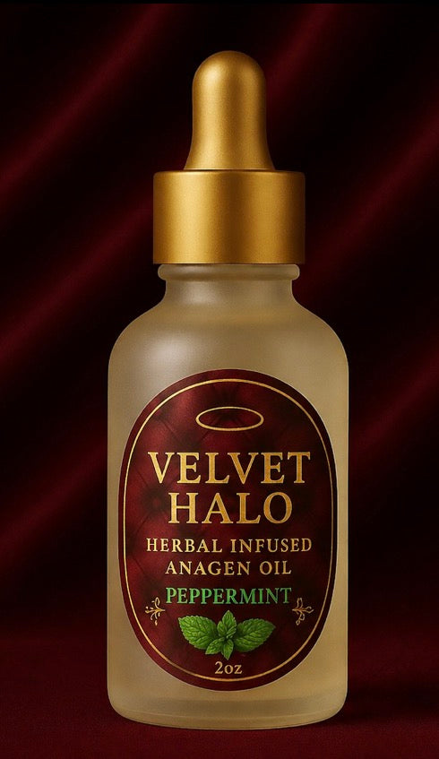 Herbal Infused Anagen Oil- Peppermint