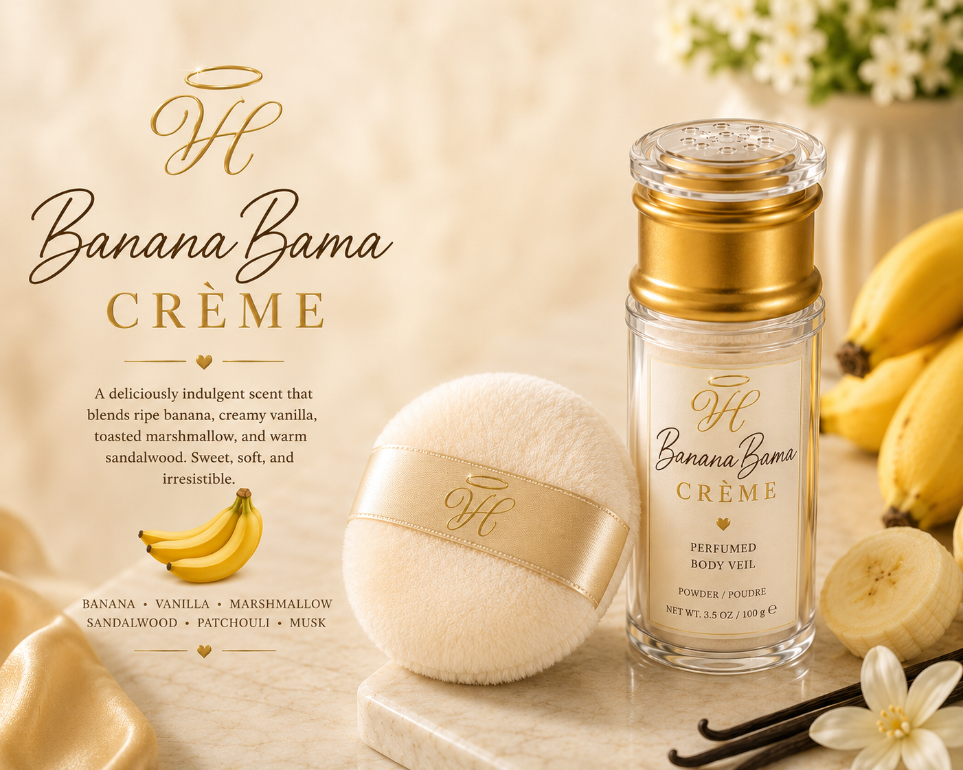 BananaBama Crème- Body Veil