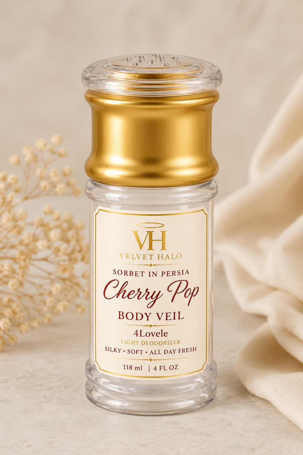 Sorbet in Persia -Cherry Pop Body Veil