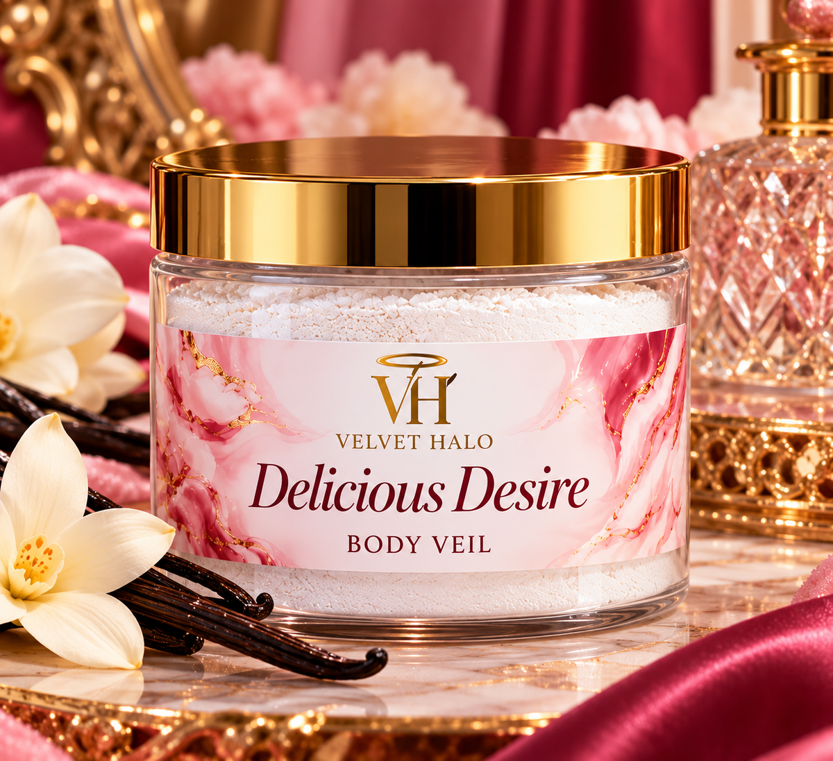 Velvet Halo Body Veils- 4oz Dusting Powder